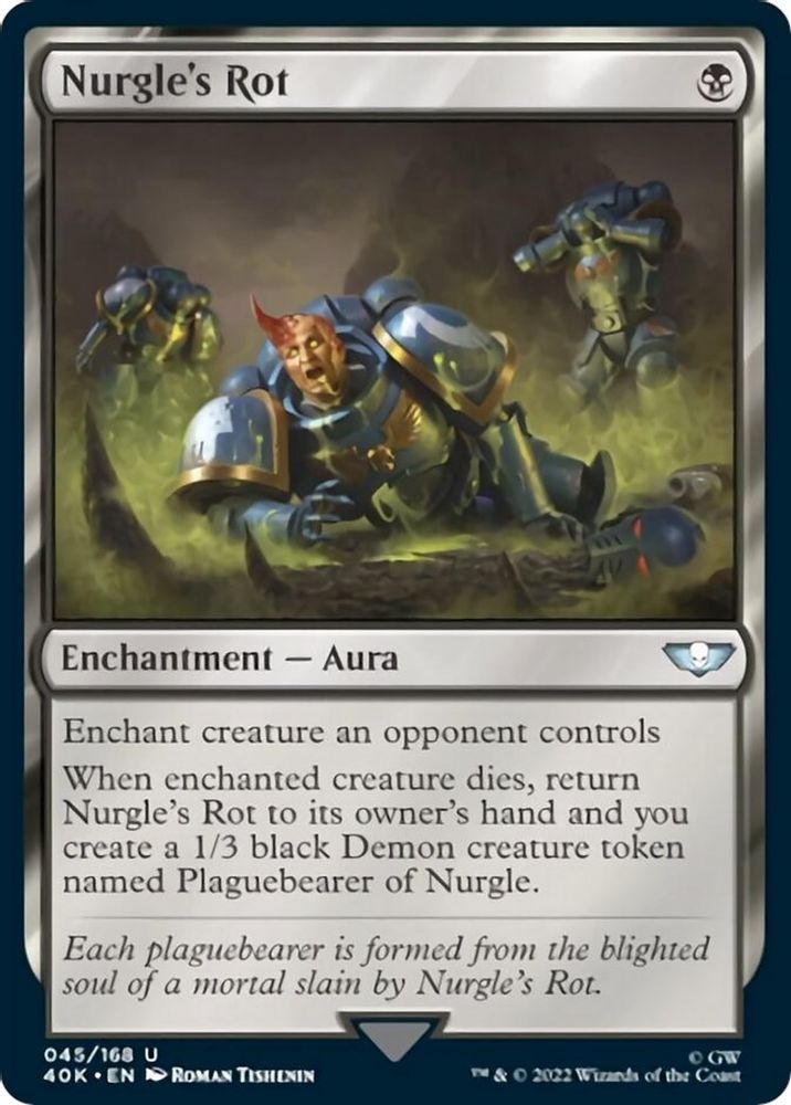 Nurgle's Rot · 45 · Universes Beyond: Warhammer 40,000 · Non-foil