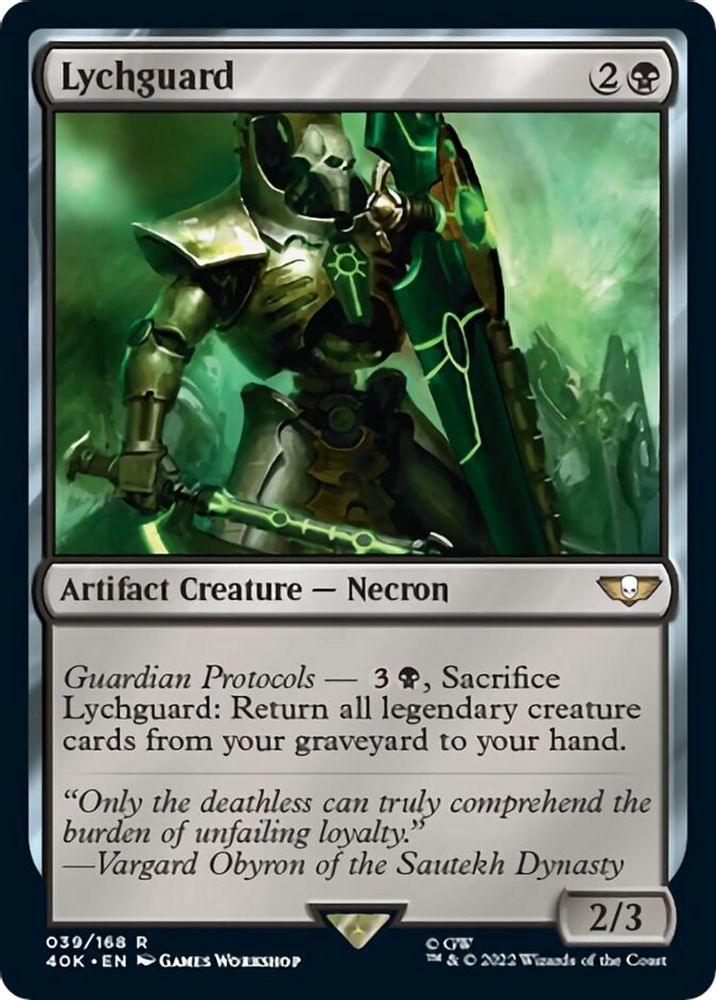 Lychguard · 39 · Universes Beyond: Warhammer 40,000 · Non-foil