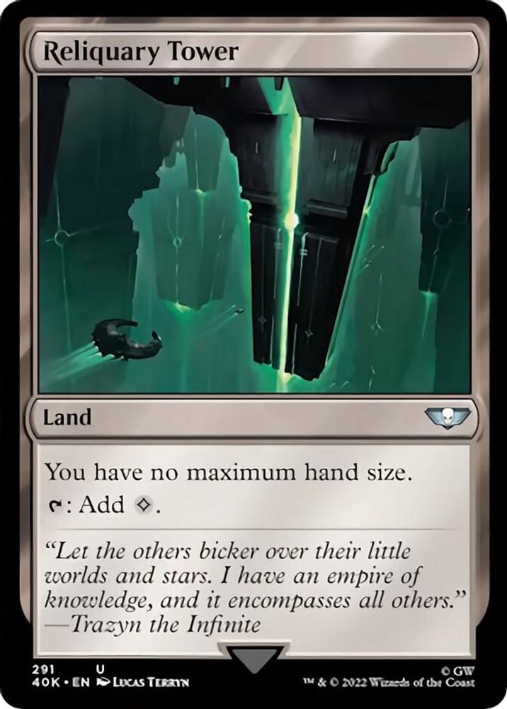Reliquary Tower · 291 · Universes Beyond: Warhammer 40,000 · Non-foil