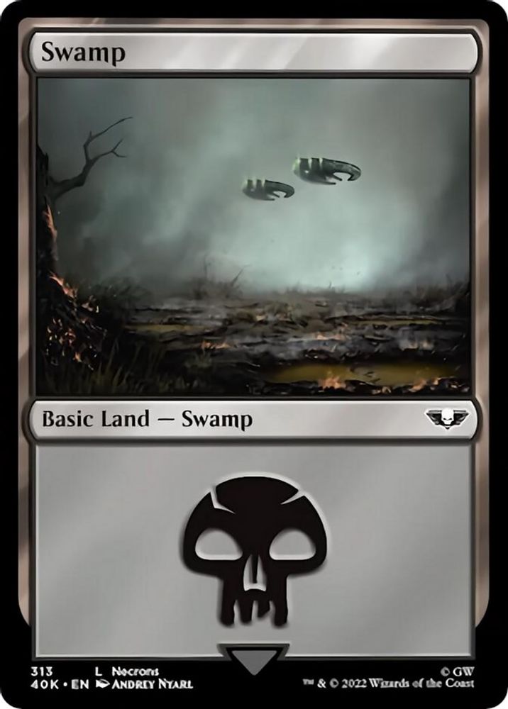 Swamp (313) · 313 · Universes Beyond: Warhammer 40,000 · Non-foil