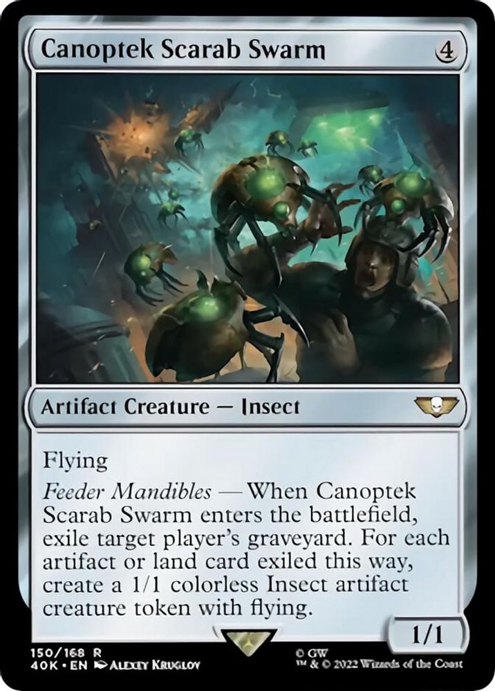 Canoptek Scarab Swarm · 150 · Universes Beyond: Warhammer 40,000 · Non-foil