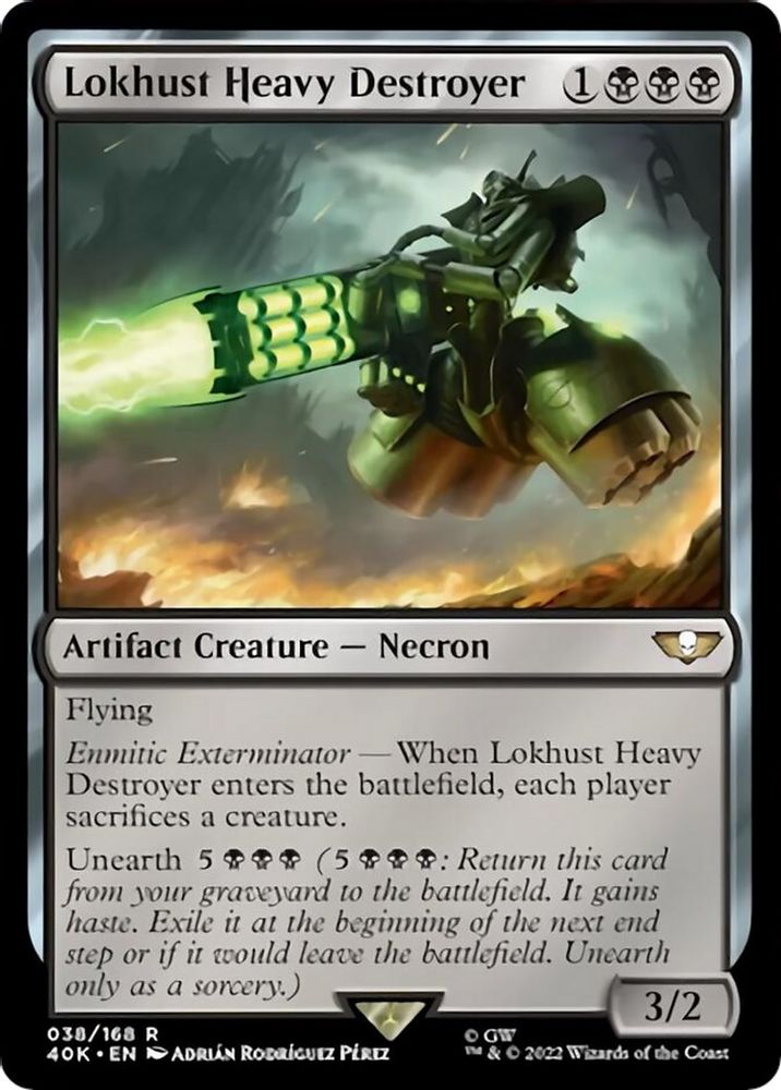 Lokhust Heavy Destroyer · 38 · Universes Beyond: Warhammer 40,000 · Non-foil
