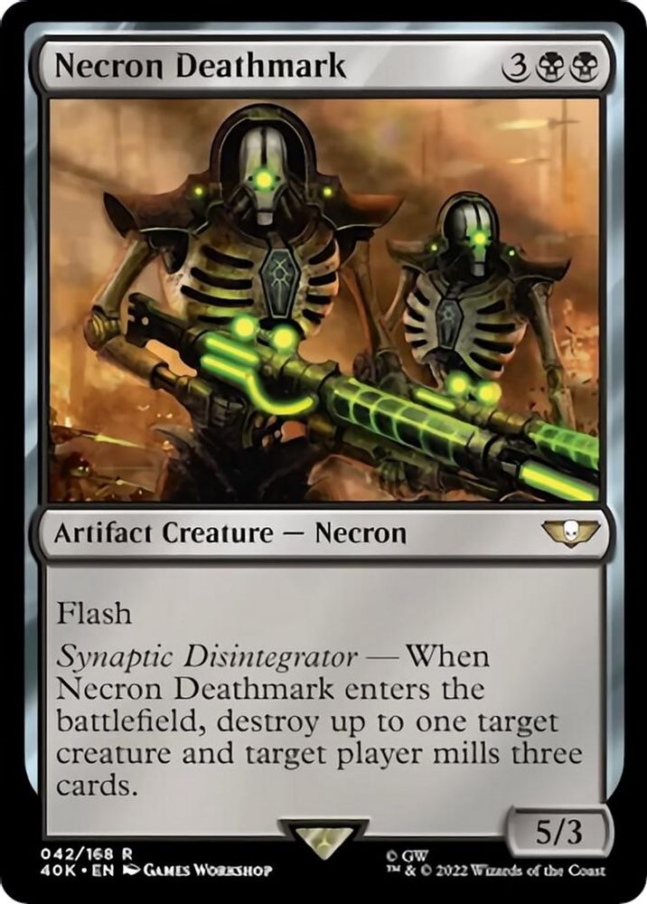 Necron Deathmark · 42 · Universes Beyond: Warhammer 40,000 · Non-foil