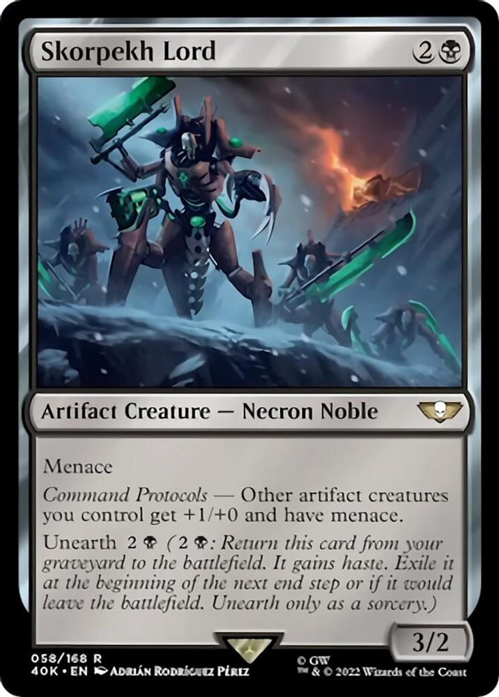 Skorpekh Lord · 58 · Universes Beyond: Warhammer 40,000 · Non-foil