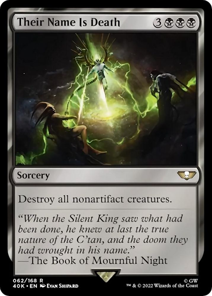 Their Name Is Death · 62 · Universes Beyond: Warhammer 40,000 · Non-foil