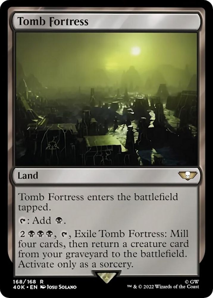 Tomb Fortress · 168 · Universes Beyond: Warhammer 40,000 · Non-foil