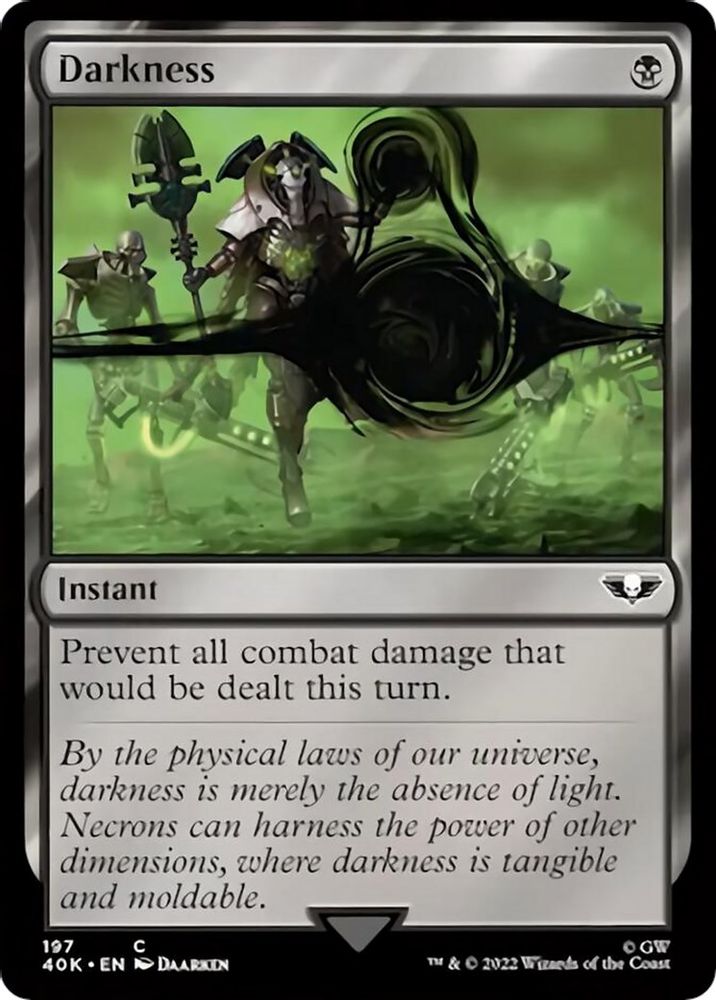 Darkness · 197 · Universes Beyond: Warhammer 40,000 · Non-foil