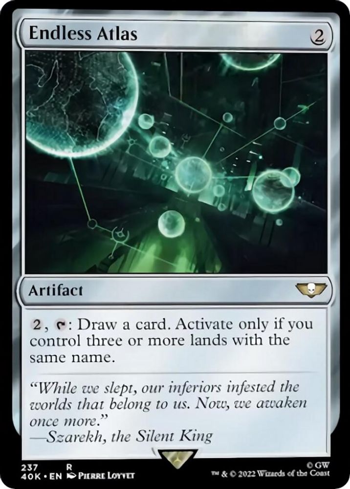Endless Atlas · 237 · Universes Beyond: Warhammer 40,000 · Non-foil