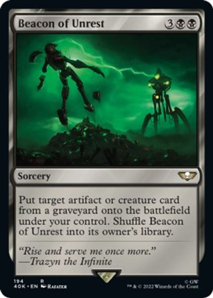 Beacon of Unrest · 194 · Universes Beyond: Warhammer 40,000 · Non-foil