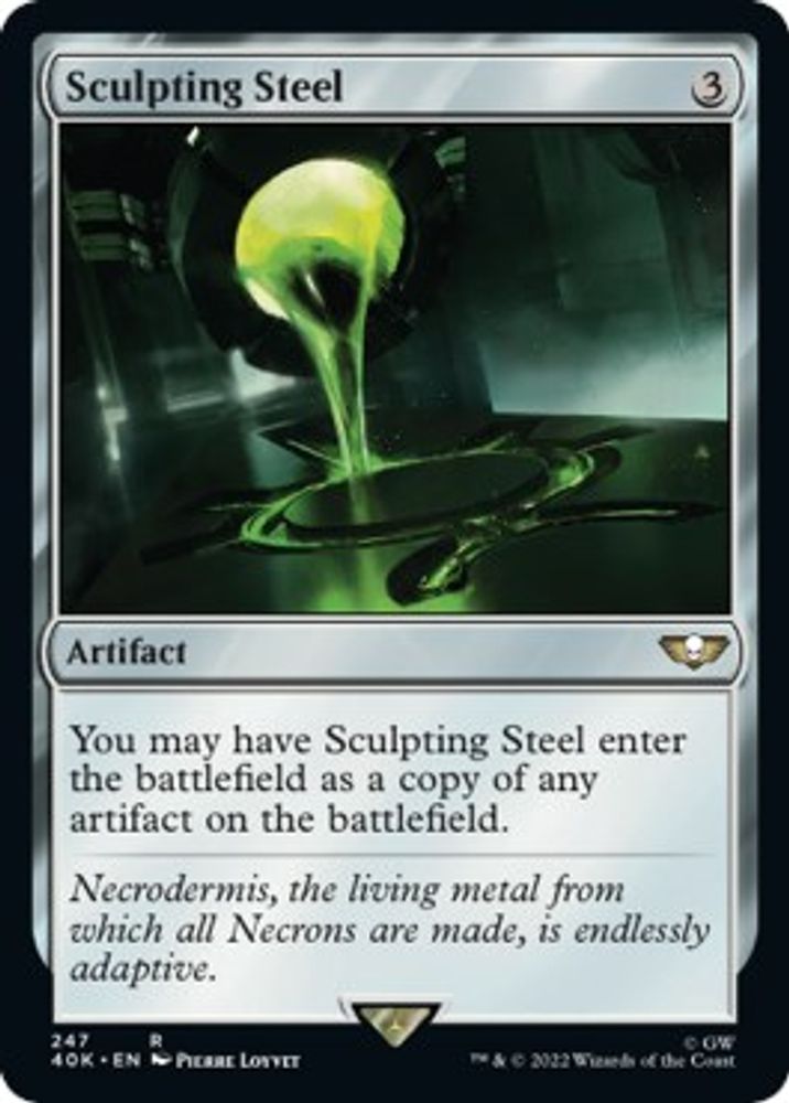 Sculpting Steel · 247 · Universes Beyond: Warhammer 40,000 · Non-foil