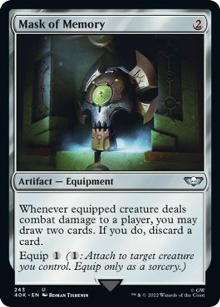Mask of Memory · 243 · Universes Beyond: Warhammer 40,000 · Non-foil