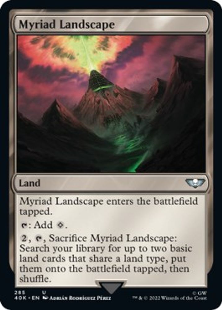 Myriad Landscape · 285 · Universes Beyond: Warhammer 40,000 · Non-foil