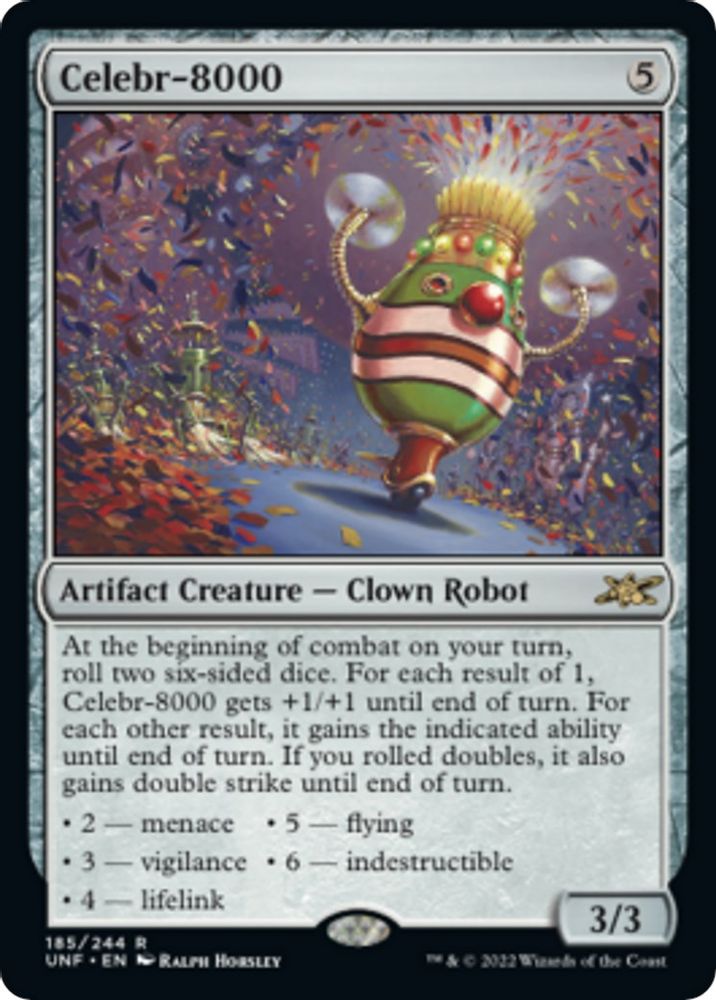 Celebr-8000 · 185 · Unfinity · Non-foil