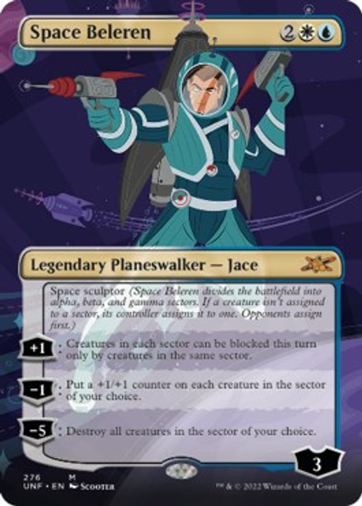 Space Beleren (Borderless) · 276 · Unfinity · Foil