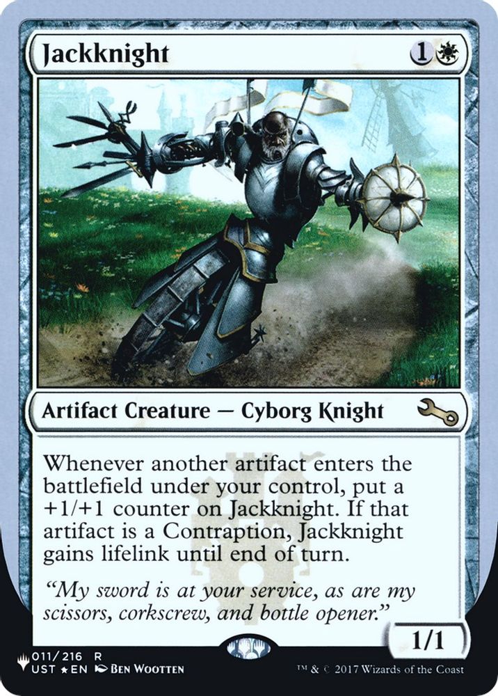 Jackknight · 011/216 · PLST · Foil