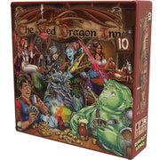 The Red Dragon Inn 10 (PREORDER) - Square board game box with colorful fantasy characters and a red dragon on the cover titled The Red Dragon Inn 10.