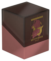 Ultimate Guard Boulder 100+: Harry Potter 4 Houses - Gryffindor - Brown and dark red rectangular deck box with Gryffindor lion emblem and "Gryffindor House" text.