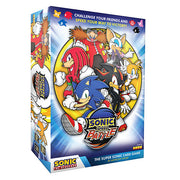 Sonic Speed Battle: The Super Sonic Challenge Card Game (PREORDER) - Sonic Speed Battle card game box featuring Sonic and friends in dynamic poses on a blue background with yellow lightning.