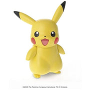 Pokémon Model Kit - Pikachu - Yellow Pikachu model kit with black-tipped ears, red cheeks, and smiling face.