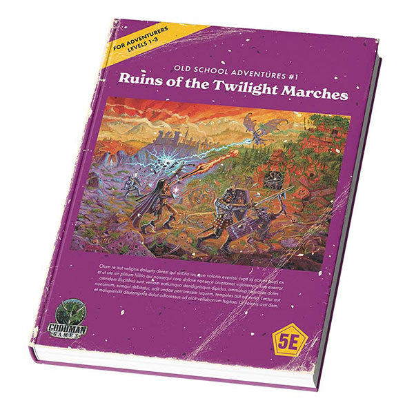 Old School Adventures: #1 Ruins of the Twilight Marches (Color McAusland cover)