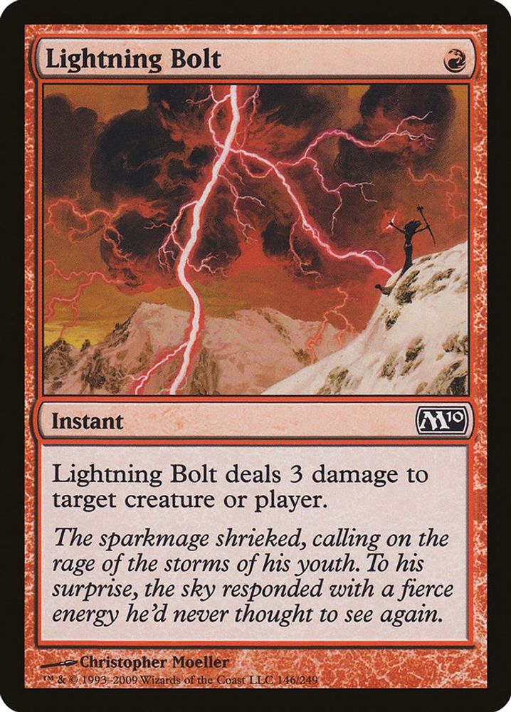 Lightning Bolt · 146 · Magic 2010 (M10) · Non-foil