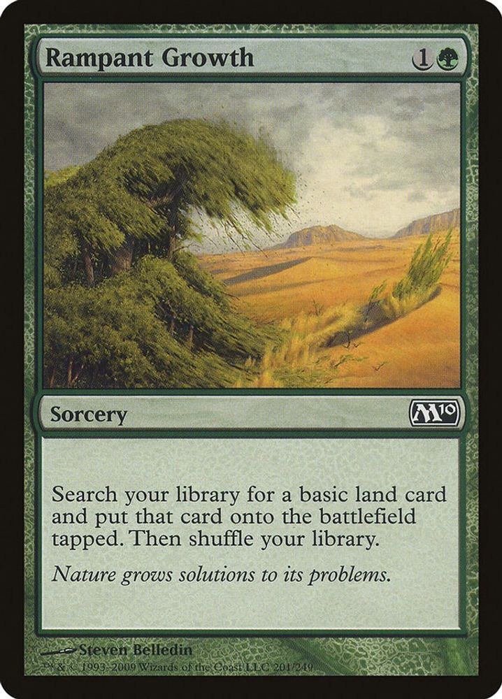 Rampant Growth · 201 · Magic 2010 (M10) · Non-foil