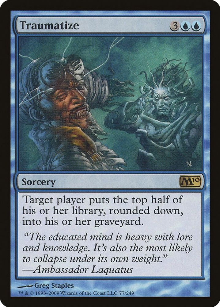 Traumatize · 77 · Magic 2010 (M10) · Non-foil