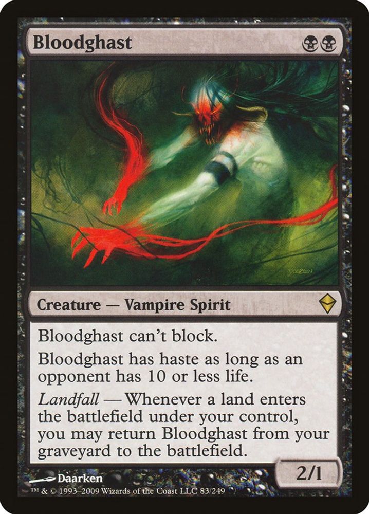 Bloodghast · 83 · Zendikar · Non-foil