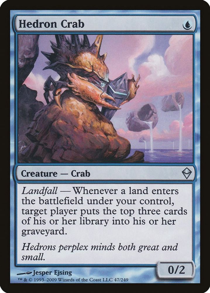 Hedron Crab · 47 · Zendikar · Non-foil
