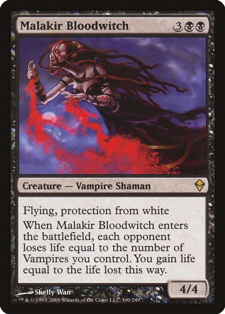 Malakir Bloodwitch · 100 · Zendikar · Foil