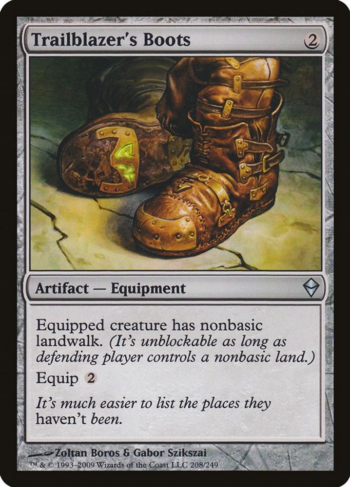 Trailblazer's Boots · 208 · ZEN · Non-foil