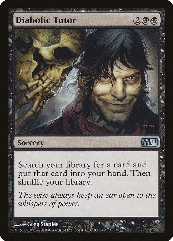 Diabolic Tutor · 93 · M11 · Non-foil