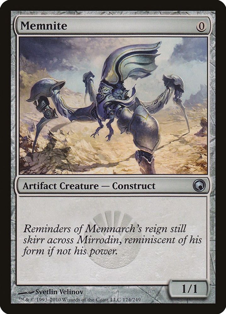 Memnite · 174 · Scars of Mirrodin · Non-foil