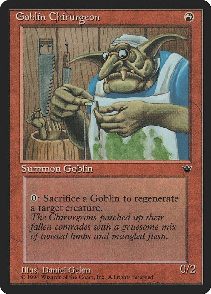 Goblin Chirurgeon (Gelon) · 54a · FEM · Non-foil