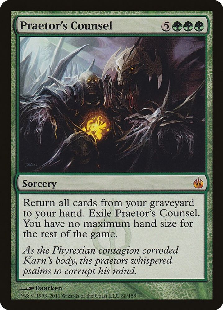 Praetor's Counsel · 88 · Mirrodin Besieged · Non-foil