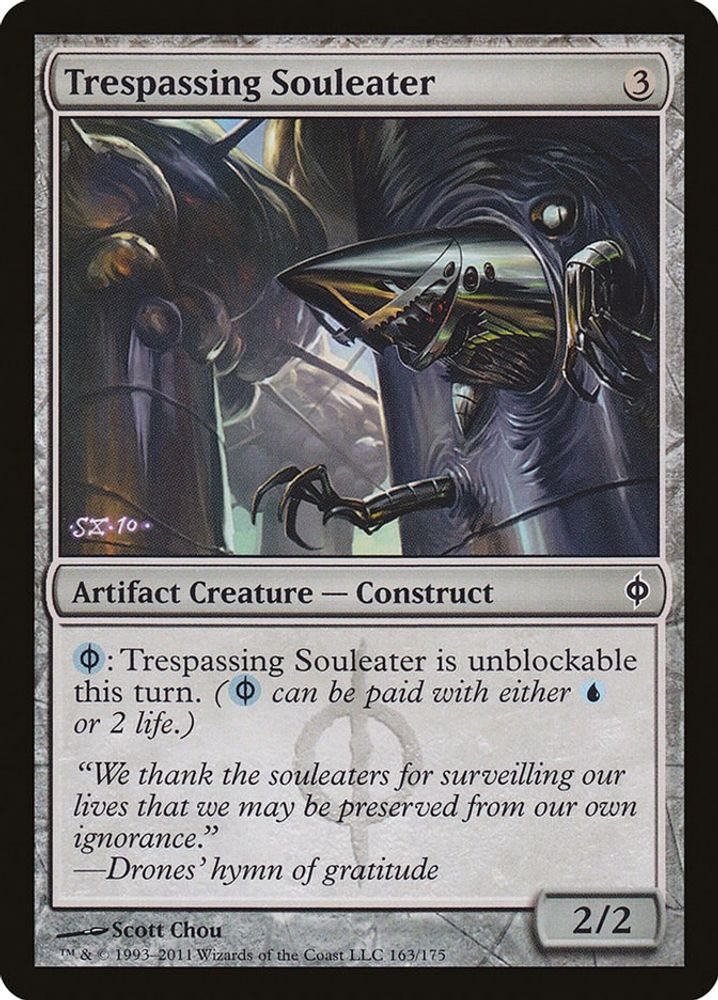 Trespassing Souleater · 163 · New Phyrexia · Non-foil
