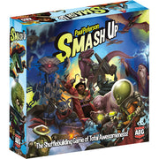 Smash Up - Colorful game box for Smash Up card game featuring diverse cartoon characters in action with large yellow title text.