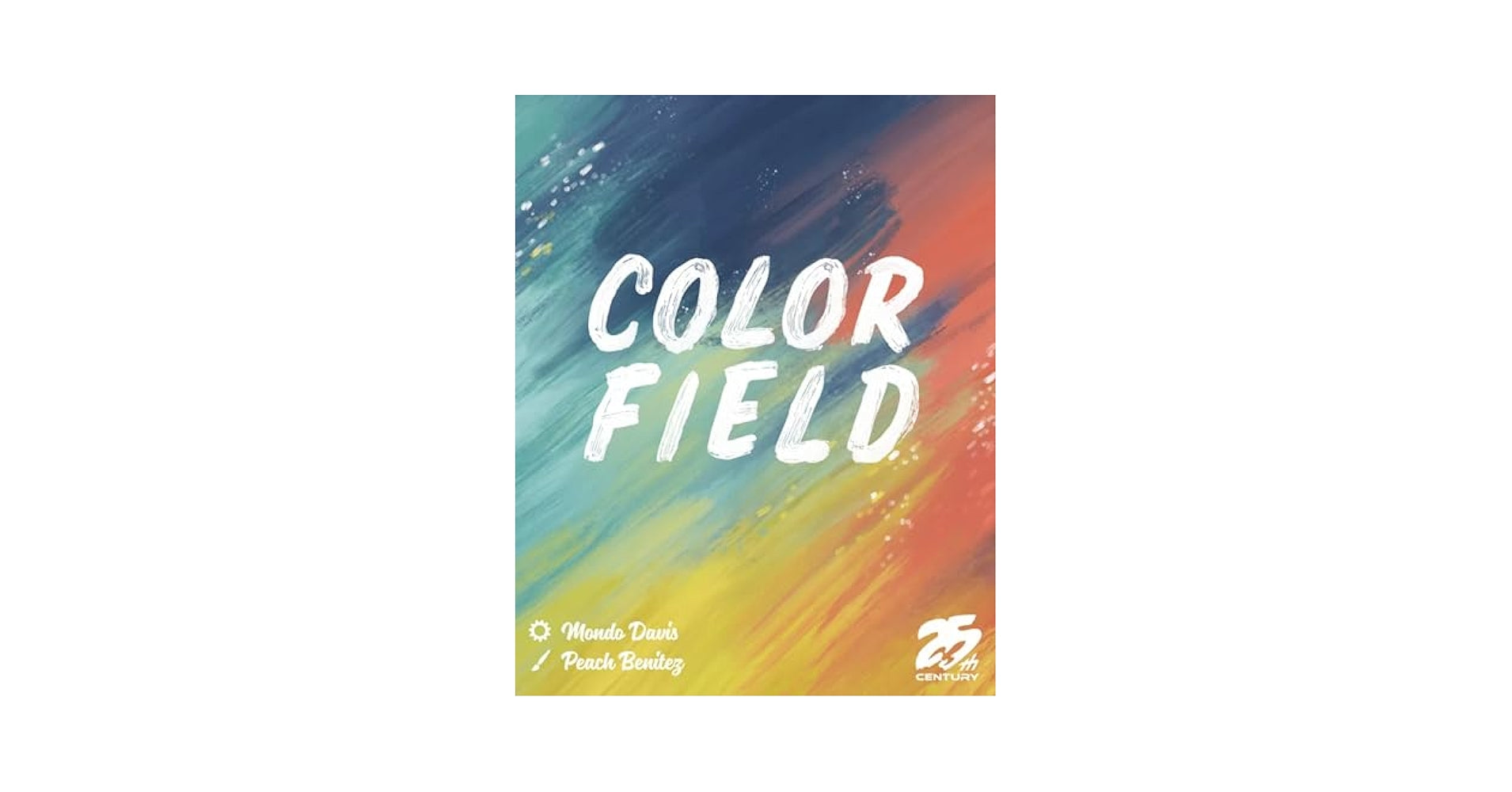 Color Field - Color Field card game box featuring vibrant blue, teal, orange, and yellow gradient with bold white lettering.