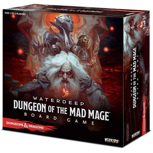 D&D Boardgame: Waterdeep - Dungeon of the Mad Mage (PREORDER) - Dungeons & Dragons Waterdeep Dungeon of the Mad Mage board game box with dark fantasy artwork and characters on the cover.