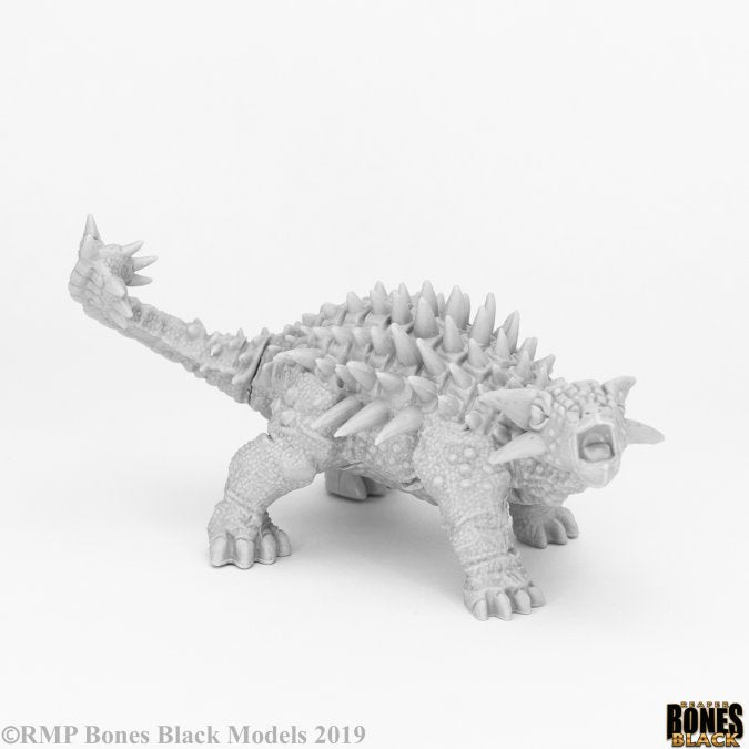 Clubtail - Gray fantasy creature resembling an armored quadruped with spiked tail and body spikes.