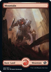 Mountain (284) - Full Art · 284 · The Brothers' War · Non-foil