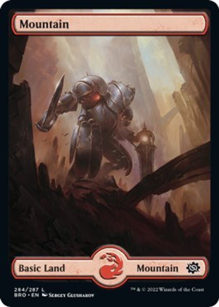 Mountain (284) - Full Art · 284 · The Brothers' War · Non-foil