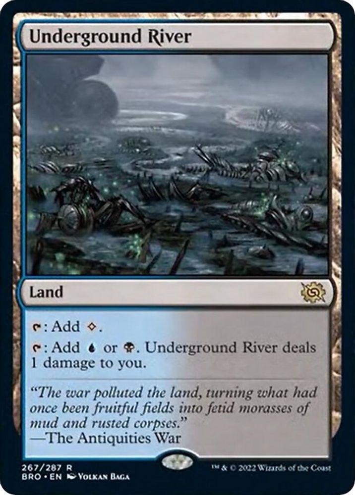 Underground River · 267 · The Brothers' War · Non-foil