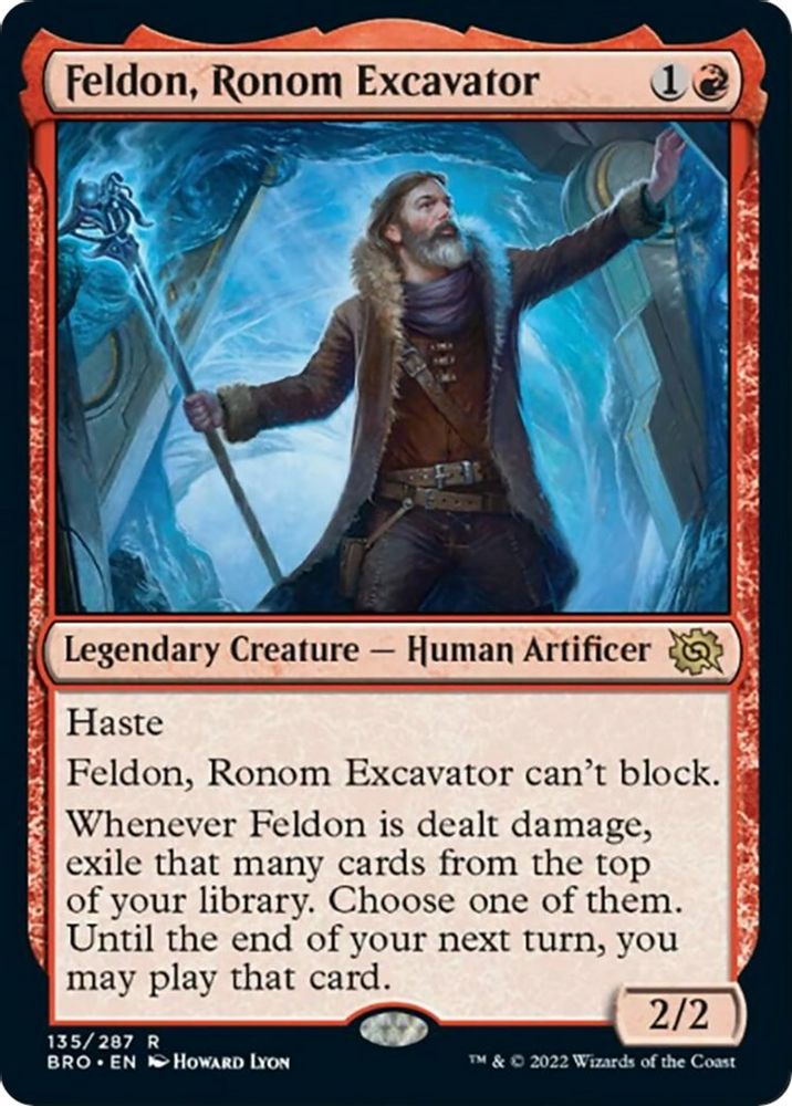 Feldon, Ronom Excavator · 135 · The Brothers' War · Non-foil