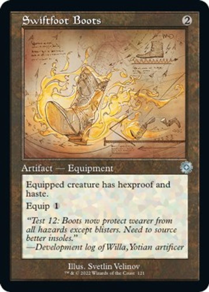 Swiftfoot Boots (Schematic) · 121 · BRR · Non-foil