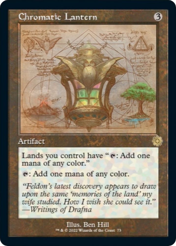 Chromatic Lantern (Schematic) · 73 · The Brothers' War: Retro Frame Artifacts · Non-foil