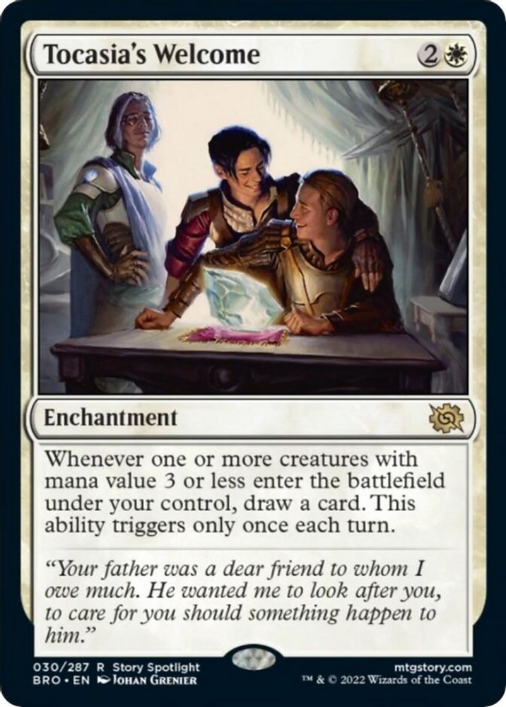 Tocasia's Welcome · 30 · The Brothers' War · Non-foil