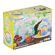 Re-Ment Pokémon Circular Diorama Blind Box - Individual - Yellow rectangular box featuring colorful Pokémon circular diorama scenes with Lapras and other Pokémon inside clear.