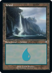 Island (32) (Retro Frame) · 32 · Commander: The Brothers' War · Non-foil
