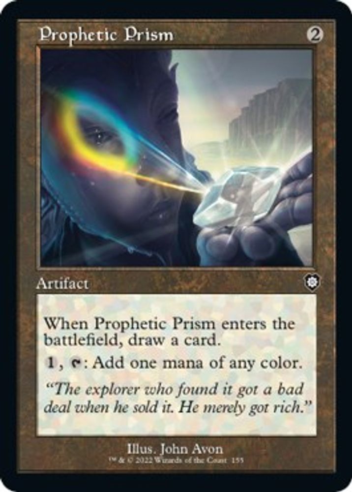 Prophetic Prism (Retro Frame) · 155 · Commander: The Brothers' War · Non-foil